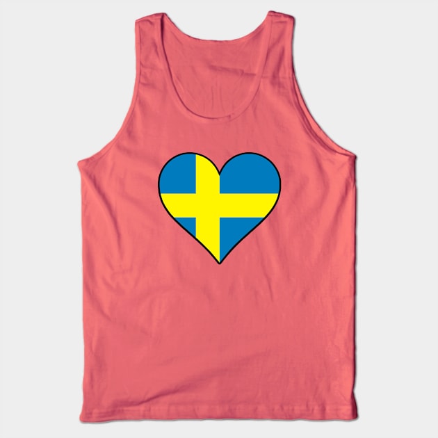 I Love Sweden Tank Top by dustbrain